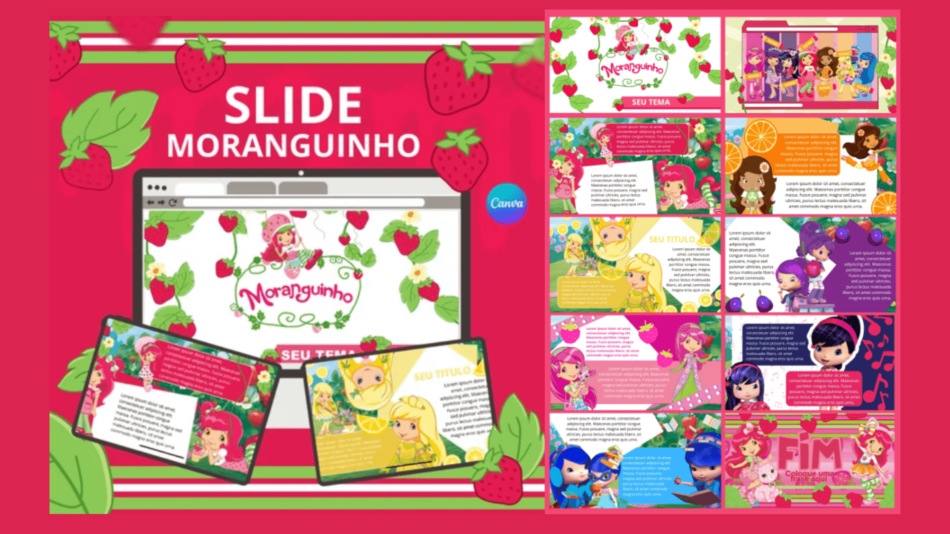 SLIDE MORANGUINHO