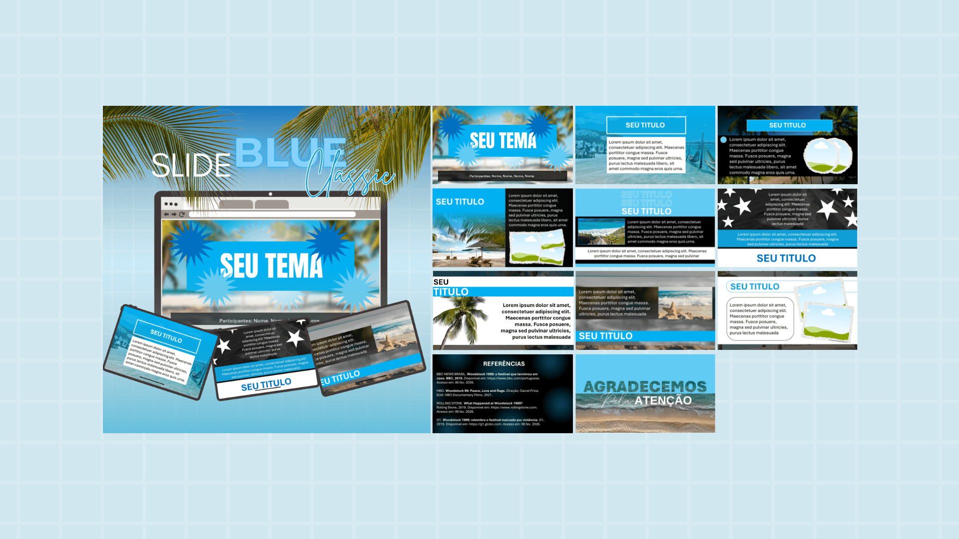 SLIDE BLUE CLASSIC