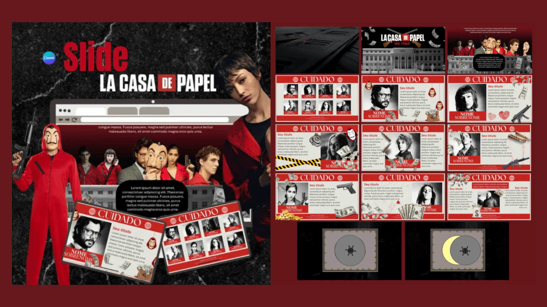 SLIDE LA CASA DE PAPEL 