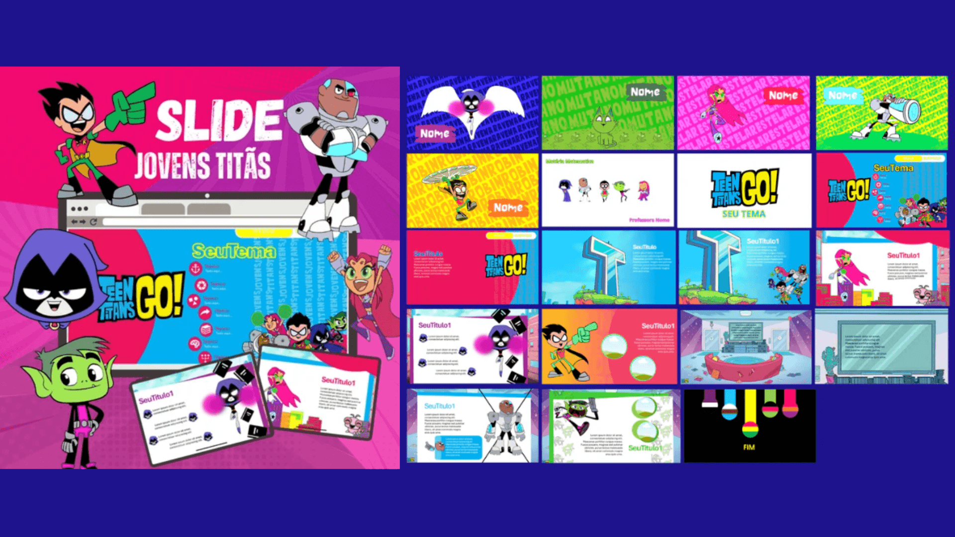 SLIDE JOVENS TITANS