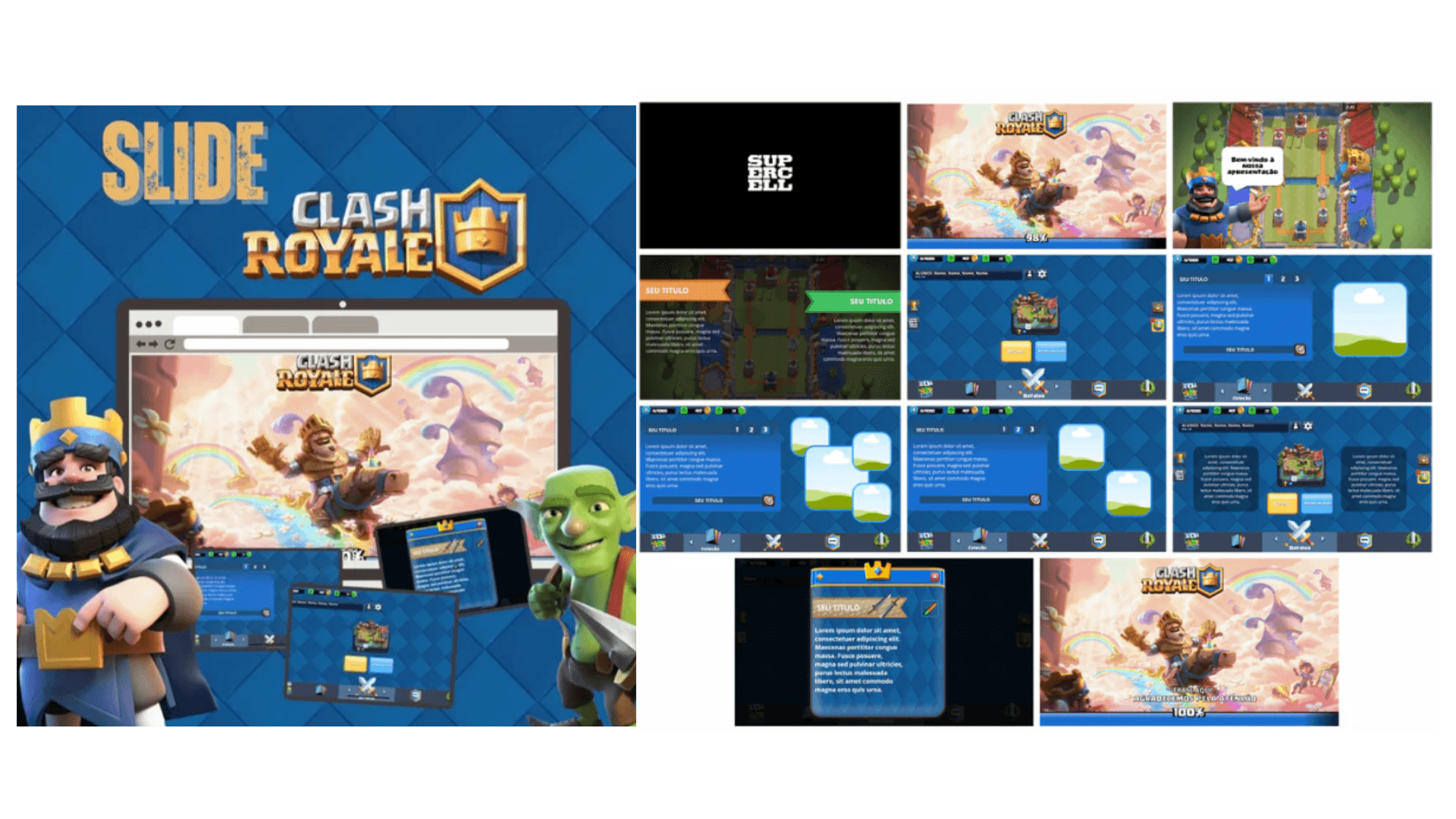 SLIDE CLASH ROYALE