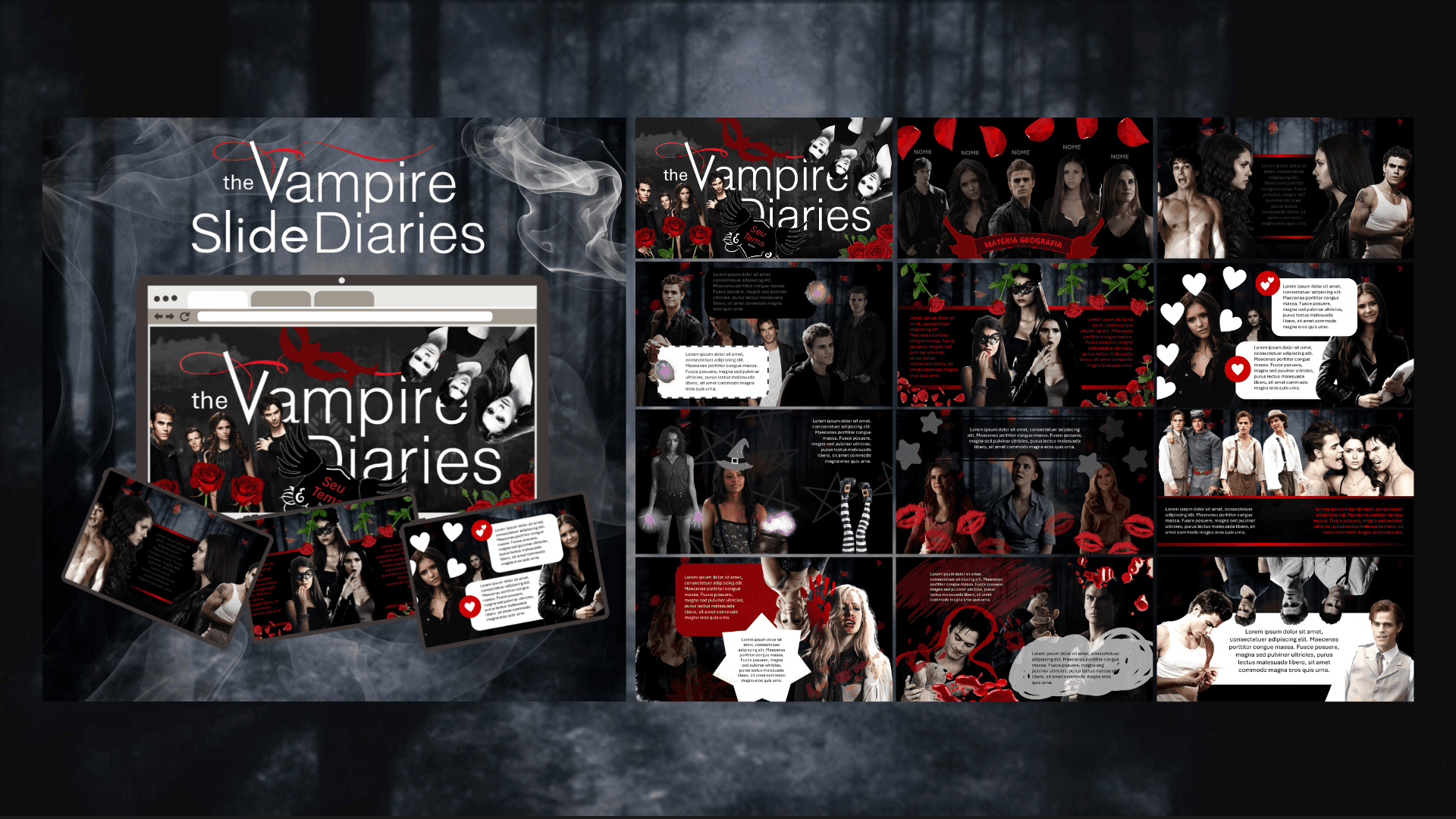 SLIDE THE VAMPIRES DIARIES